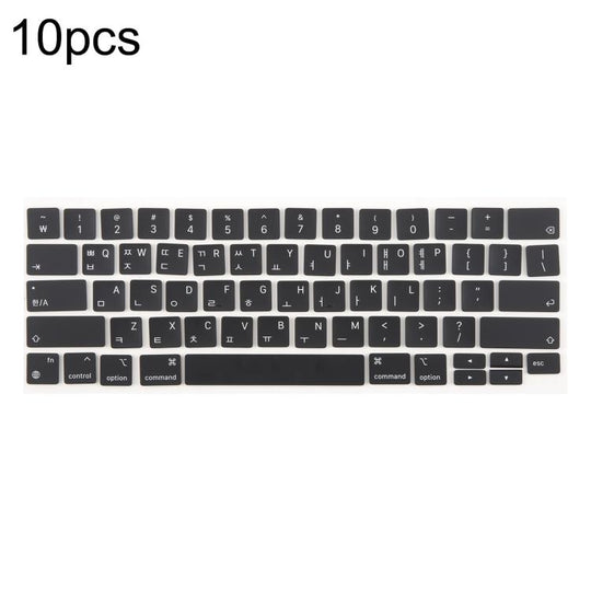 For MacBook A2251 A2289 A2238 A2338 10pcs US Small Enter Version Keycaps, Language:Korean