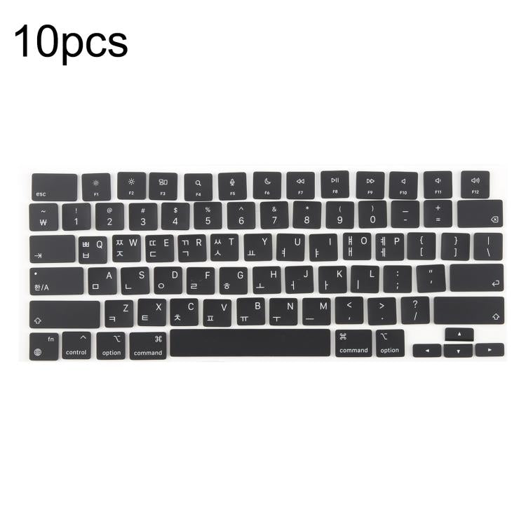 For MacBook A2681 A2941 A3113 A3114 10pcs US Small Enter Version Keycaps, Language:Korean - Keyboard by buy2fix | Online Shopping UK | buy2fix