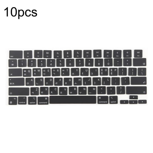 For MacBook A2681 A2941 A3113 A3114 10pcs US Small Enter Version Keycaps, Language:Korean