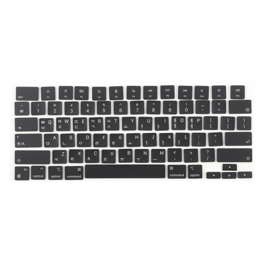 For MacBook A2442 A2485 A2779 A2780 A2991 A2992 A2918 US Small Enter Version Keycaps, Language:Korean