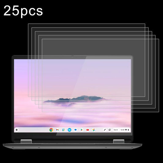 For Lenovo Chromebook Plus 14 25pcs 9H 0.3mm Explosion-proof Tempered Glass Film - Screen Protection Film by buy2fix | Online Shopping UK | buy2fix