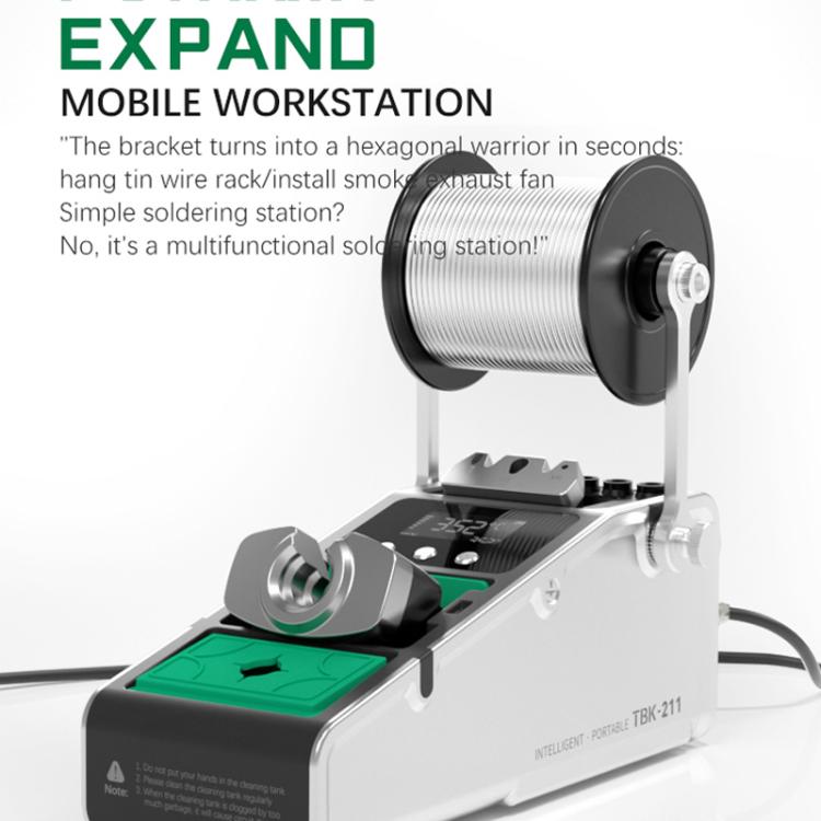 TBK-211 Portable Rechargeable Constant Temperature All-Purpose Soldering Station - Electric Soldering Iron by TBK | Online Shopping UK | buy2fix
