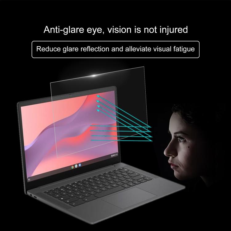 For HP Chromebook 14A 14 2pcs 9H 0.3mm Explosion-proof Tempered Glass Film - Screen Protection Film by buy2fix | Online Shopping UK | buy2fix