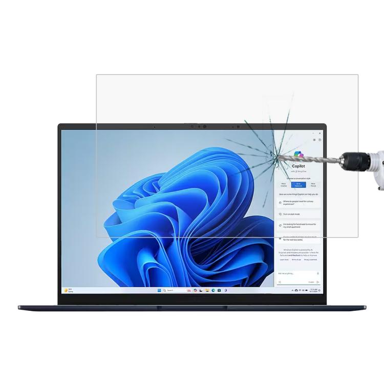 For ASUS Zenbook 14 OLED / UX3405MA 14 9H 0.3mm Explosion-proof Tempered Glass Film - Screen Protection Film by buy2fix | Online Shopping UK | buy2fix