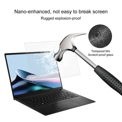 For ASUS Zenbook 14 OLED / UX3405MA 14 9H 0.3mm Explosion-proof Tempered Glass Film - Screen Protection Film by buy2fix | Online Shopping UK | buy2fix