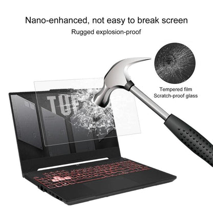 For ASUS TUF Gaming A15 FA507NVR 15.6 9H 0.3mm Explosion-proof Tempered Glass Film - Screen Protection Film by buy2fix | Online Shopping UK | buy2fix