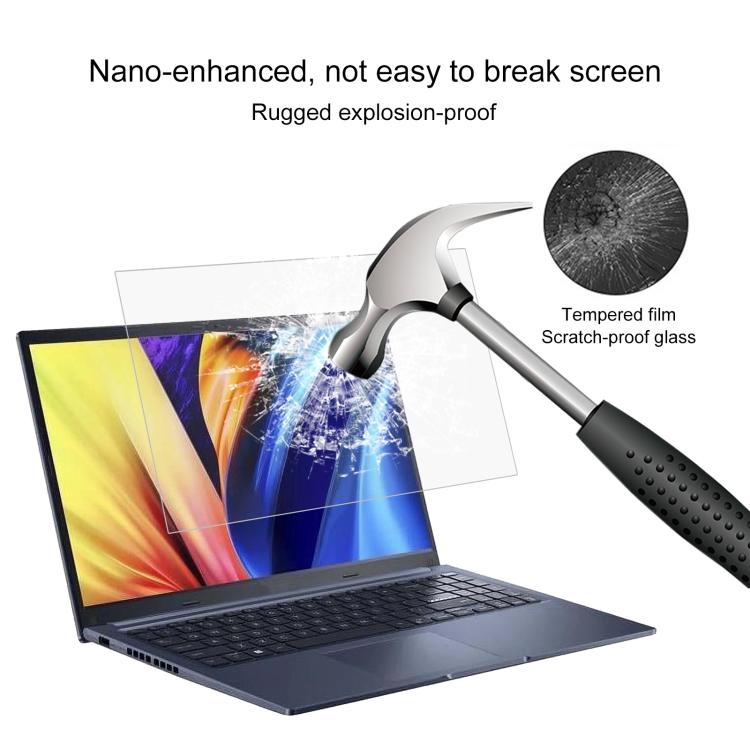 For ASUS Vivobook 15 M1502YA 15.6 2pcs 9H 0.3mm Explosion-proof Tempered Glass Film - Screen Protection Film by buy2fix | Online Shopping UK | buy2fix