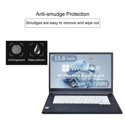 For Fujitsu LIFEBOOK A577 15.6 9H 0.3mm Explosion-proof Tempered Glass Film - Screen Protection Film by buy2fix | Online Shopping UK | buy2fix