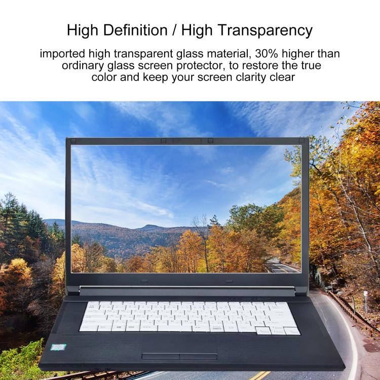 For Fujitsu LIFEBOOK A577 15.6 9H 0.3mm Explosion-proof Tempered Glass Film - Screen Protection Film by buy2fix | Online Shopping UK | buy2fix