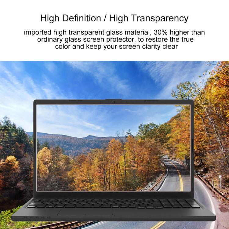 For Fujitsu FMV Lite WA1 15.6 9H 0.3mm Explosion-proof Tempered Glass Film - Screen Protection Film by buy2fix | Online Shopping UK | buy2fix