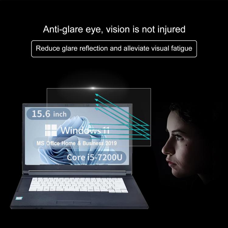 For Fujitsu LIFEBOOK A577 15.6 2pcs 9H 0.3mm Explosion-proof Tempered Glass Film - Screen Protection Film by buy2fix | Online Shopping UK | buy2fix