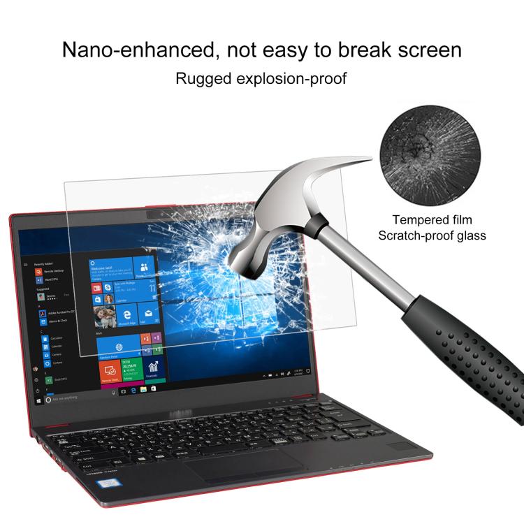For Fujitsu LIFEBOOK U938 13.3 2pcs 9H 0.3mm Explosion-proof Tempered Glass Film - Screen Protection Film by buy2fix | Online Shopping UK | buy2fix