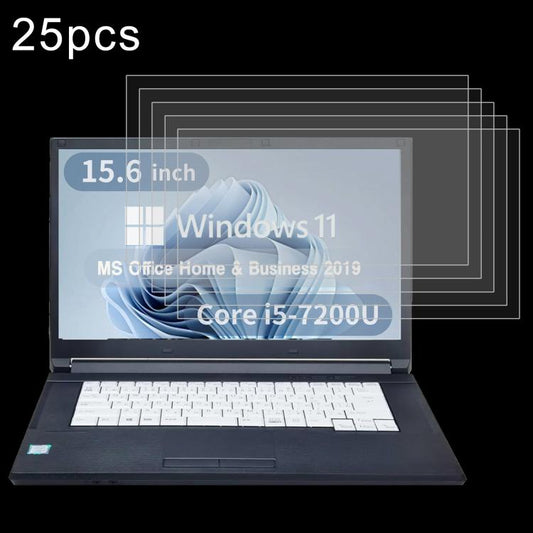 For Fujitsu LIFEBOOK A577 15.6 25pcs 9H 0.3mm Explosion-proof Tempered Glass Film - Screen Protection Film by buy2fix | Online Shopping UK | buy2fix
