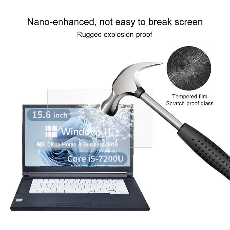 For Fujitsu LIFEBOOK A577 15.6 25pcs 9H 0.3mm Explosion-proof Tempered Glass Film - Screen Protection Film by buy2fix | Online Shopping UK | buy2fix