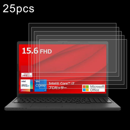 For Fujitsu FMV Lite WA1 15.6 25pcs 9H 0.3mm Explosion-proof Tempered Glass Film - Screen Protection Film by buy2fix | Online Shopping UK | buy2fix