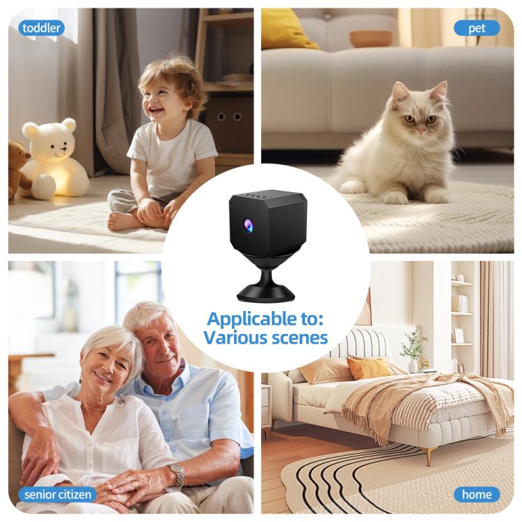 F1 1080P WiFi Mini Camera Supports Infrared Night(Black) - Mini Camera by buy2fix | Online Shopping UK | buy2fix