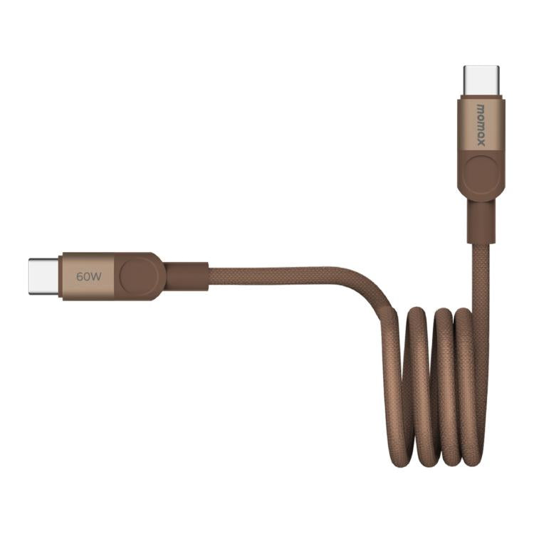 Momax Mag.Link Magnetic 60W USB-C / Type-C to USB-C / Type-C Data Cable, Length:1m(Gold) - USB-C & Type-C Cable by MOMAX | Online Shopping UK | buy2fix