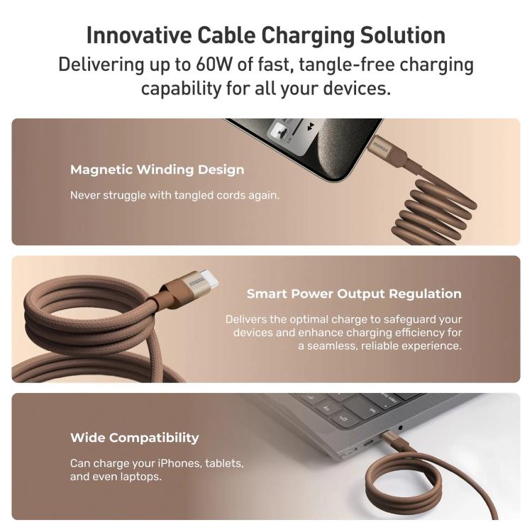 Momax Mag.Link Magnetic 60W USB-C / Type-C to USB-C / Type-C Data Cable, Length:1m(Black) - USB-C & Type-C Cable by MOMAX | Online Shopping UK | buy2fix