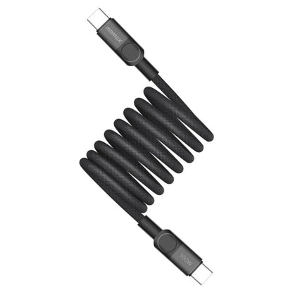 Momax Mag.Link Magnetic 100W USB-C / Type-C to USB-C / Type-C Data Cable, Length:2m(Black) - USB-C & Type-C Cable by MOMAX | Online Shopping UK | buy2fix