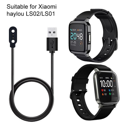 For Xiaomi Haylou LS02 / LS01 xDfind USB Port Magnetic Charging Cable, Length: 1m(Black) - Charger by xDfind | Online Shopping UK | buy2fix