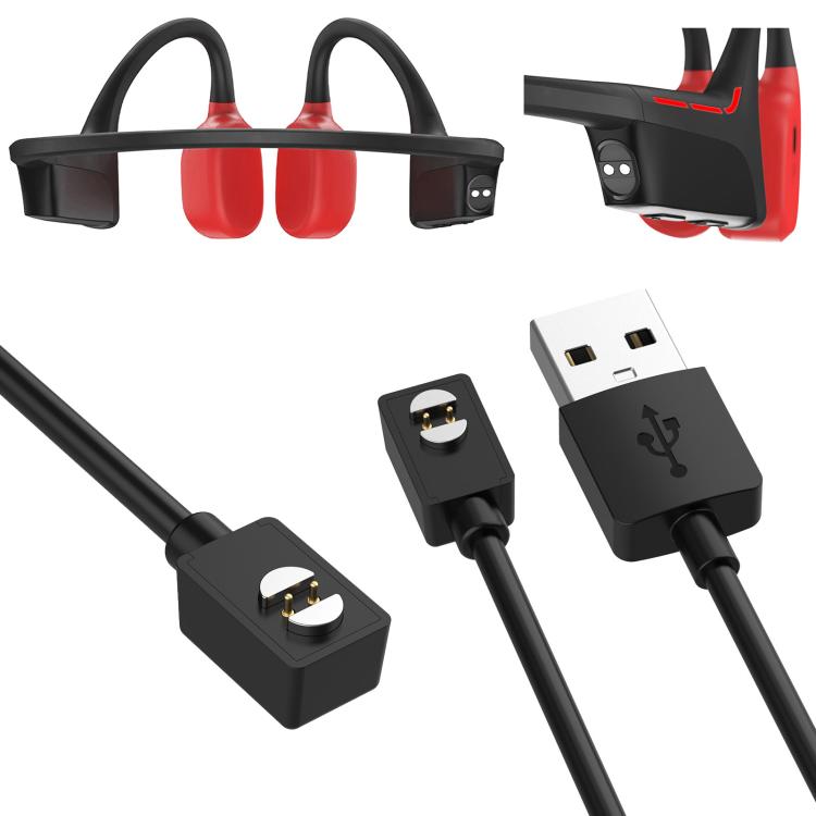 For Suunto Sonic / Suunto Wing xDfind USB Port Magnetic Charging Cable, Length: 1m(Black) -  by xDfind | Online Shopping UK | buy2fix