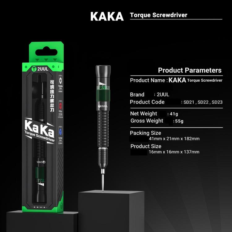 2UUL KAKA Adjustable Torque Magnetic Screwdriver, Model:Pentalobe 0.8 - Screwdriver by 2UUL | Online Shopping UK | buy2fix