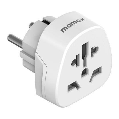 MOMAX UA13 2500W 1-World Global Adapter Socket(EU Plug) - Plug Adaptor by MOMAX | Online Shopping UK | buy2fix