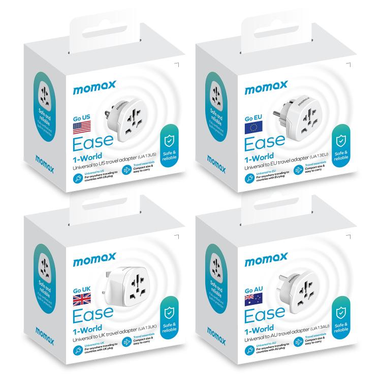 MOMAX UA13 2500W 1-World Global Adapter Socket(UK Plug) - Plug Adaptor by MOMAX | Online Shopping UK | buy2fix