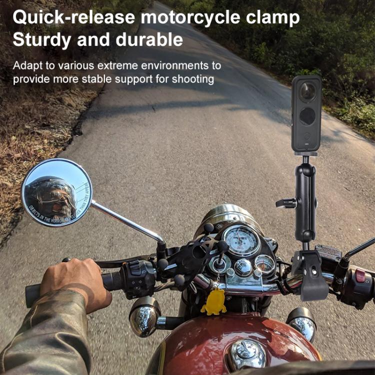 Universal Action Camera Bicycle Handlebar Clamp, Size:L 24cm(Black) - Bicycle Handlebar Mount by buy2fix | Online Shopping UK | buy2fix