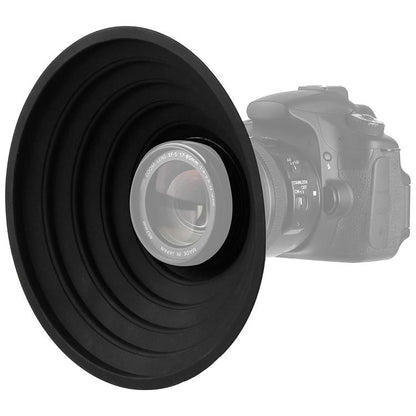 Universal Silicone Lens Hood, Size:50-70mm(Black) - Lens Hood by buy2fix | Online Shopping UK | buy2fix