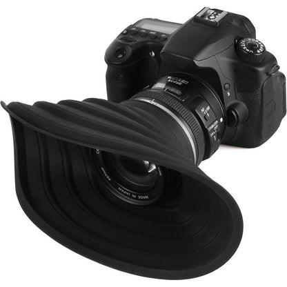 Universal Silicone Lens Hood, Size:50-70mm(Black) - Lens Hood by buy2fix | Online Shopping UK | buy2fix