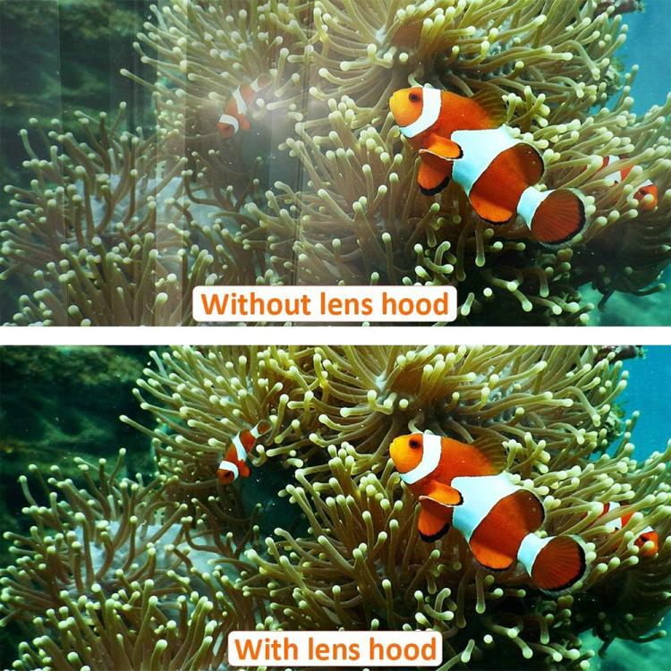 Universal Silicone Lens Hood, Size:50-70mm(Black) - Lens Hood by buy2fix | Online Shopping UK | buy2fix