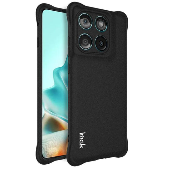 For Motorola Edge 5G 2025 imak Shockproof Airbag TPU Phone Case(Matte Black)