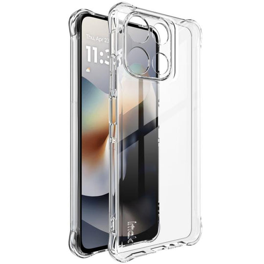 For Motorola Moto G56 5G imak Shockproof Airbag TPU Phone Case(Transparent)