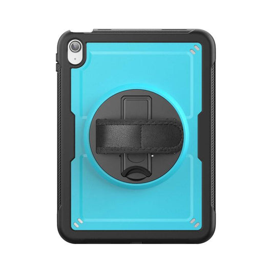 For iPad 2025 / 2022 Honeycomb Hand Grip Turntable Stand Tablet Case(Light Blue) - iPad 2025 / 2022 Cases by buy2fix | Online Shopping UK | buy2fix