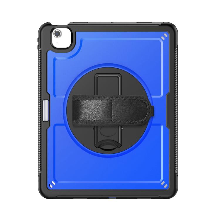 For iPad Air 13 2025 / 2024 Honeycomb Hand Grip Turntable Stand Tablet Case(Dark Blue) - iPad Air 13 2025 / 2024 Cases by buy2fix | Online Shopping UK | buy2fix