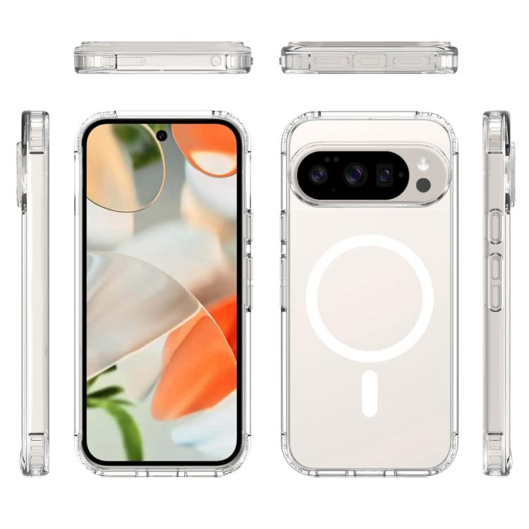 For Google Pixel 10 / 10 Pro Skin Feel Transparent MagSafe Phone Case - Google Cases by buy2fix | Online Shopping UK | buy2fix