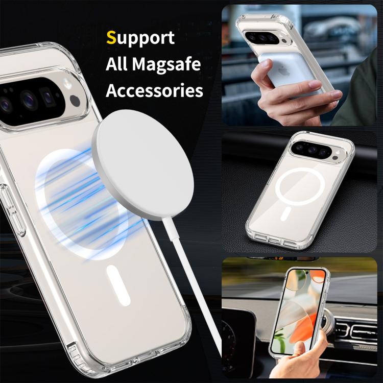 For Google Pixel 10 / 10 Pro Skin Feel Transparent MagSafe Phone Case - Google Cases by buy2fix | Online Shopping UK | buy2fix