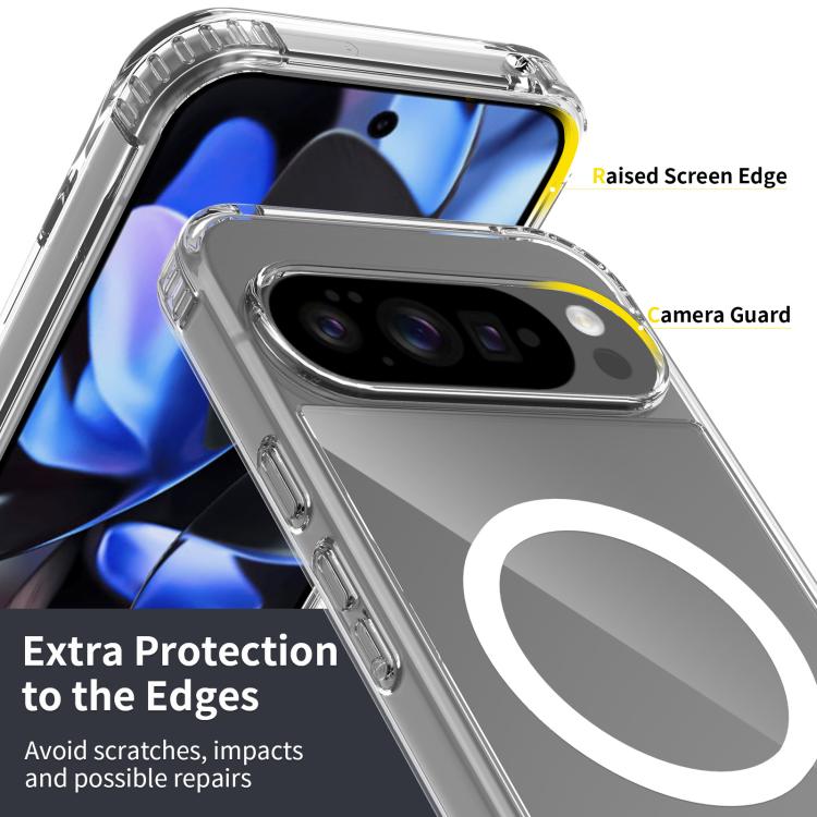 For Google Pixel 10 Pro XL Skin Feel Transparent MagSafe Phone Case - Google Cases by buy2fix | Online Shopping UK | buy2fix