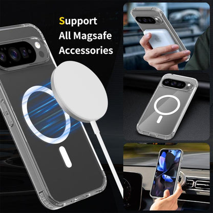 For Google Pixel 10 Pro XL Skin Feel Transparent MagSafe Phone Case - Google Cases by buy2fix | Online Shopping UK | buy2fix