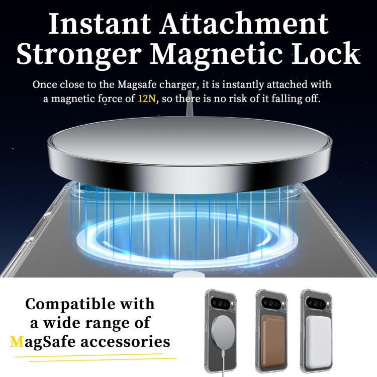 For Google Pixel 10 Pro XL Skin Feel Transparent MagSafe Phone Case - Google Cases by buy2fix | Online Shopping UK | buy2fix