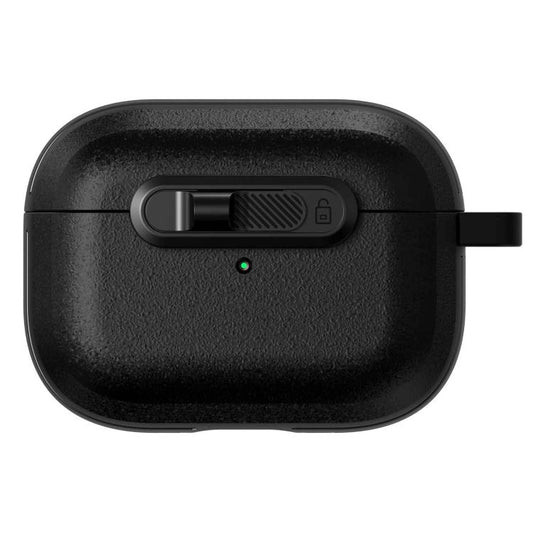 For AirPods Pro Starry Texture Lock Buckle Shockproof Earphones Case(Black) - For AirPods Pro by buy2fix | Online Shopping UK | buy2fix