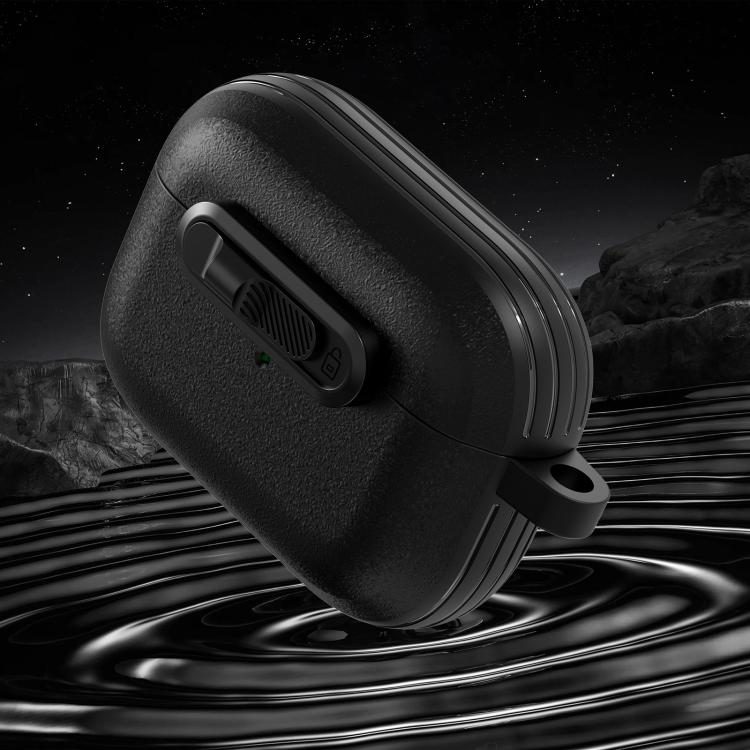 For AirPods Pro 2 Starry Texture Lock Buckle Shockproof Earphones Case(Pink) - For AirPods Pro 2 by buy2fix | Online Shopping UK | buy2fix