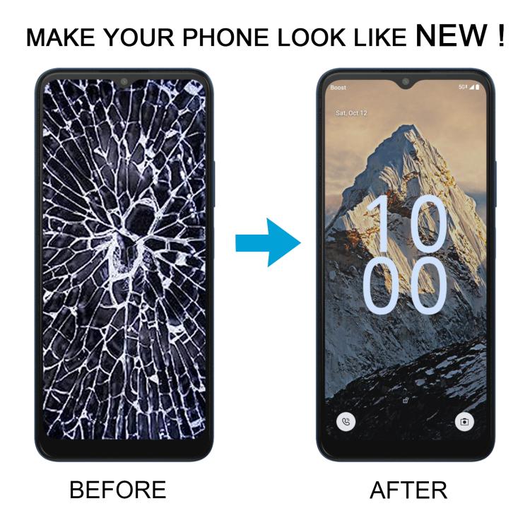 For Boost Summit 5G 2024 SN339D-SMT LCD Screen Digitizer Full Assembly with Frame(Black) - Others by buy2fix | Online Shopping UK | buy2fix