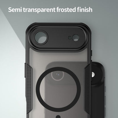 For iPhone Air Armor Glaze MagSafe Magnetic Phone Case(Black) - iPhone Air Cases by buy2fix | Online Shopping UK | buy2fix