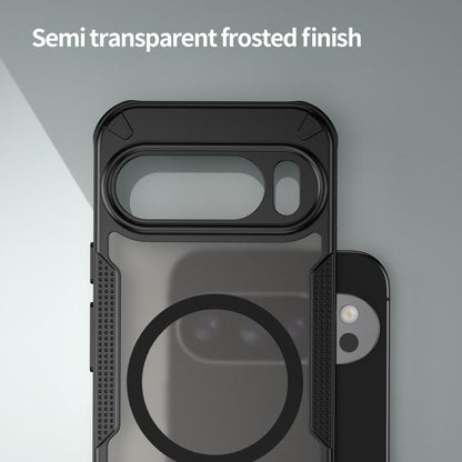 For Google Pixel 10 Pro Armor Glaze MagSafe Magnetic Phone Case(Black) - Google Cases by buy2fix | Online Shopping UK | buy2fix
