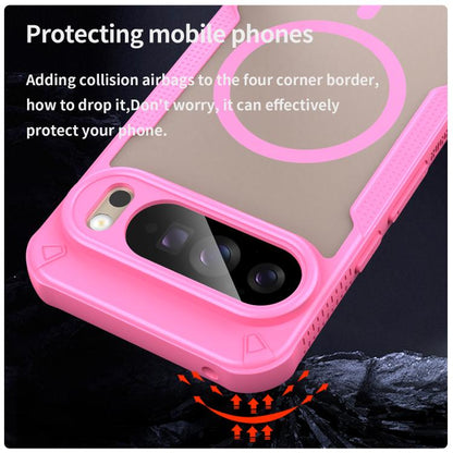 For Google Pixel 10 Pro XL Armor Glaze MagSafe Magnetic Phone Case(Pink) - Google Cases by buy2fix | Online Shopping UK | buy2fix