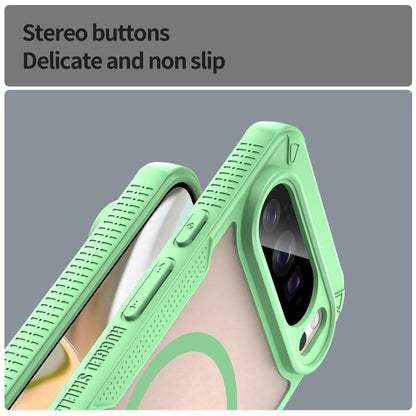 For Google Pixel 10 Pro XL Armor Glaze MagSafe Magnetic Phone Case(Green) - Google Cases by buy2fix | Online Shopping UK | buy2fix