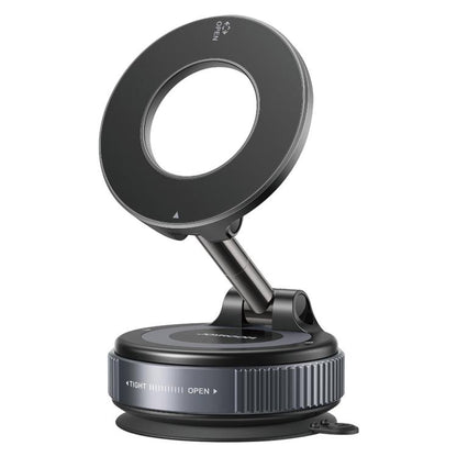 JOYROOM JR-ZS501 Mechanical Suction Cup MagSafe Magnetic Car Phone Holder(Black) - Universal Car Holders by JOYROOM | Online Shopping UK | buy2fix