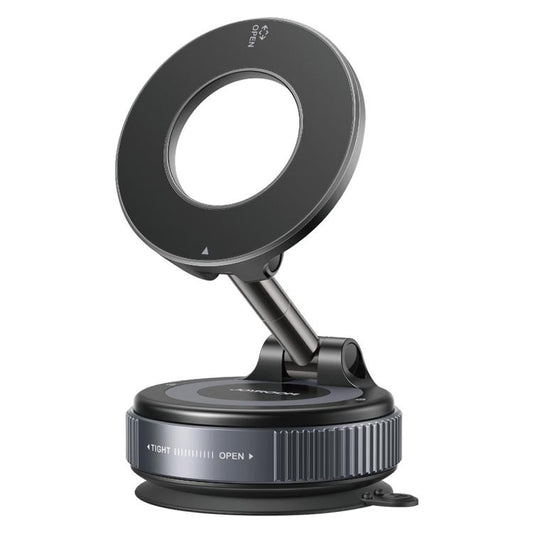 JOYROOM JR-ZS501 Mechanical Suction Cup MagSafe Magnetic Car Phone Holder(Black) - Universal Car Holders by JOYROOM | Online Shopping UK | buy2fix